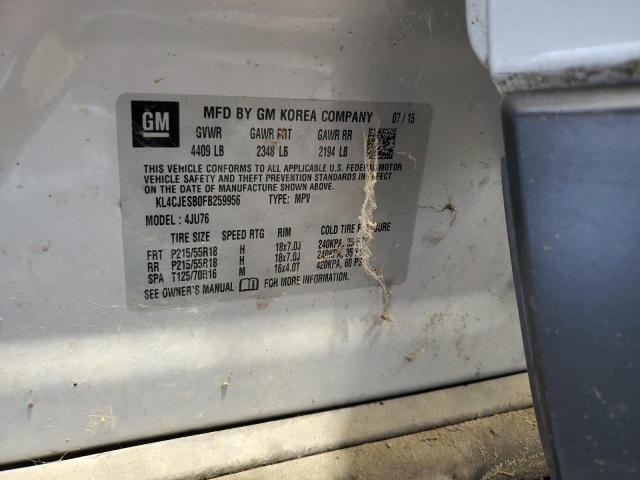 2015 BUICK ENCORE #3311512280