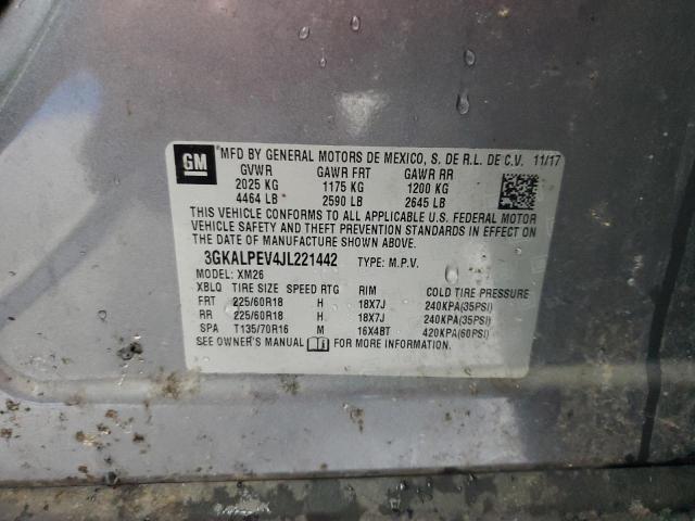 2018 GMC TERRAIN SL 3GKALPEV4JL221442