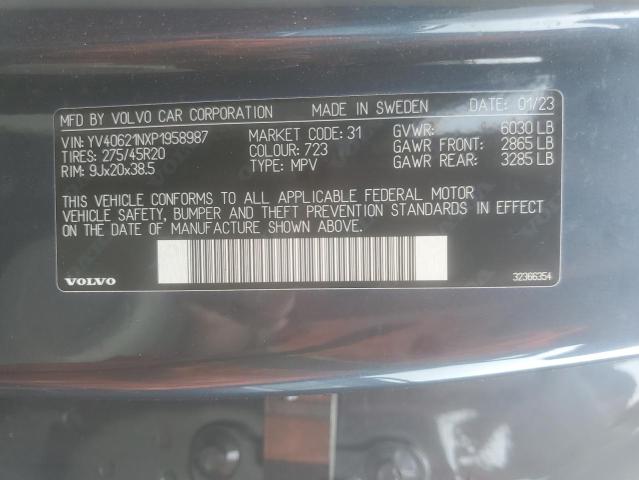 2023 VOLVO XC90 PLUS YV40621NXP1958987
