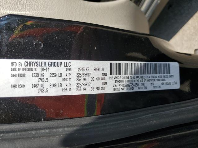 2015 DODGE GRAND CARA - 2C4RDGBG6FR543544