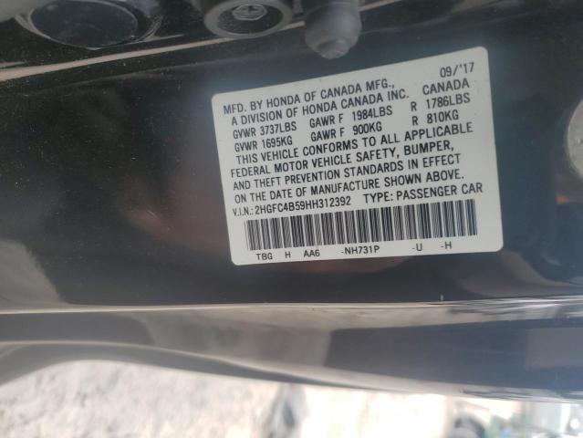 2017 HONDA CIVIC LX - 2HGFC4B59HH312392