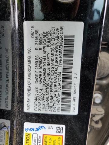 2018 HONDA ACCORD SPO - 1HGCV1F38JA172294