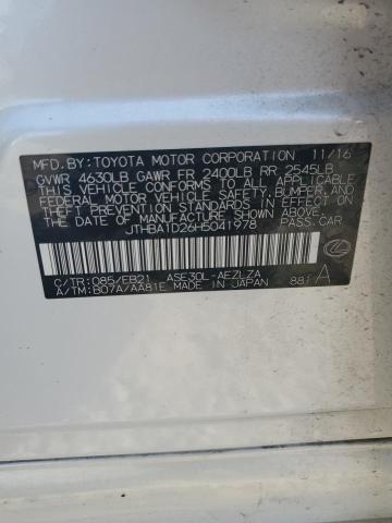 2017 LEXUS IS 200T JTHBA1D26H5041978