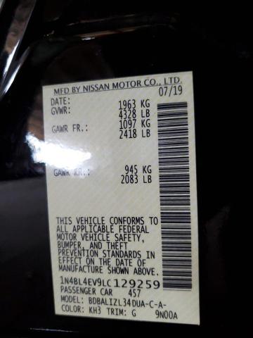 2020 NISSAN ALTIMA SL - 1N4BL4EV9LC129259