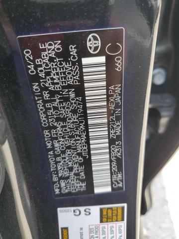2021 TOYOTA COROLLA LE JTDEPMAE9MJ119474