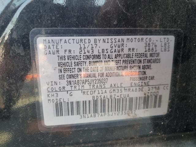 2018 NISSAN SENTRA S - 3N1AB7AP5JY235037