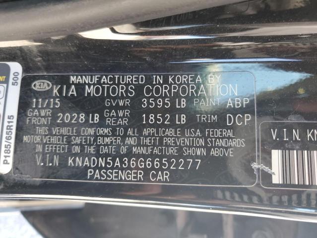 2016 KIA RIO EX KNADN5A36G6652277