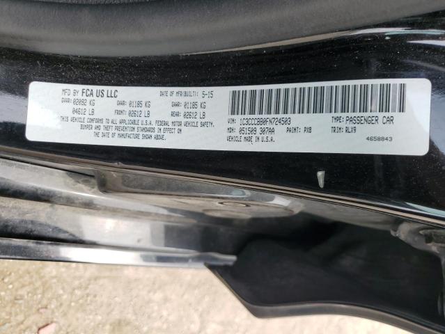 2015 CHRYSLER 200 S 1C3CCCBB0FN724503
