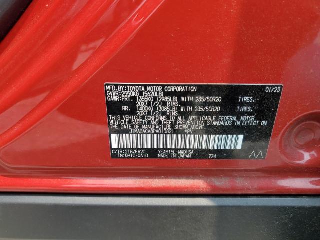 2023 TOYOTA BZ4X XLE JTMABACA8PA013821
