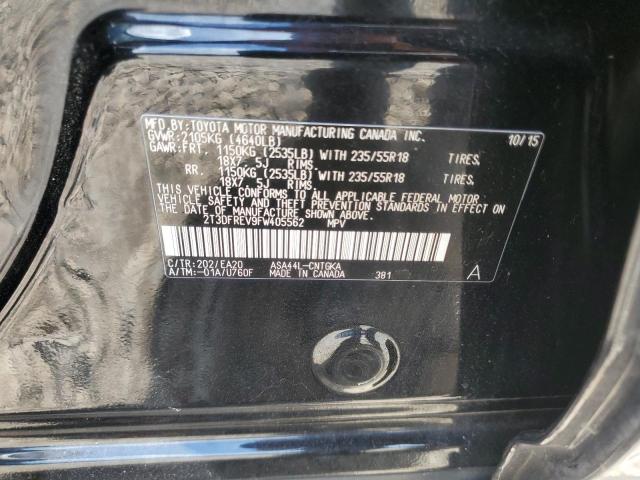 2015 TOYOTA RAV4 LIMIT 2T3DFREV9FW405562