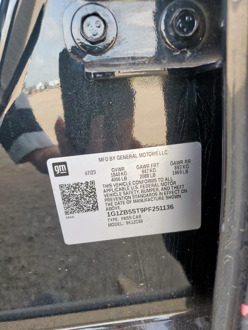 2023 CHEVROLET MALIBU LS - 1G1ZB5ST9PF251136