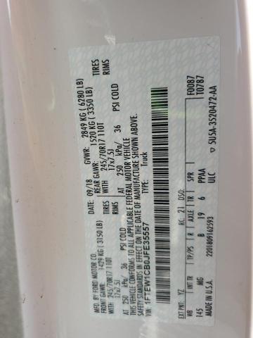 2018 FORD F150 SUPER - 1FTEW1CB0JFE35557