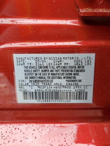 2025 NISSAN SENTRA SR 3N1AB8DV4SY225102