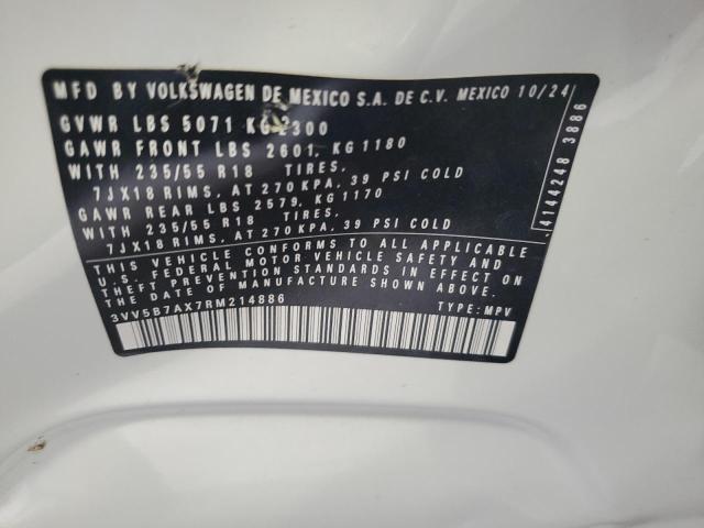 2024 VOLKSWAGEN TIGUAN WOL 3VV5B7AX7RM214886