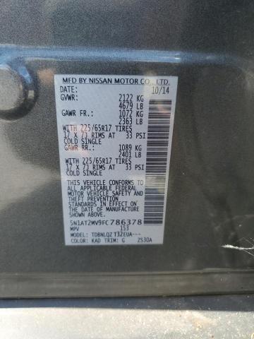2015 NISSAN ROGUE S 5N1AT2MV9FC786378