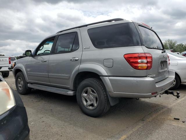 TOYOTA SEQUOIA SR 2002 silver 4dr spor gas 5TDZT34AX2S136526 photo #3