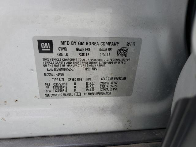 2019 BUICK ENCORE ESS KL4CJCSM1KB758507