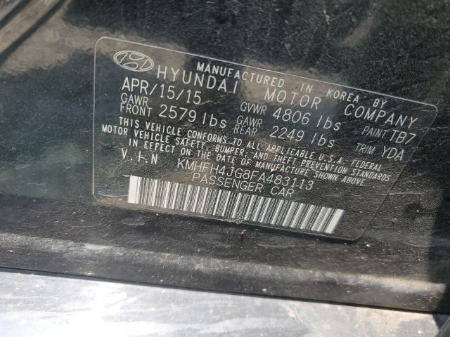 2015 HYUNDAI AZERA LIMI - KMHFH4JG8FA483113