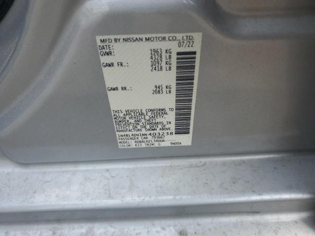 2022 NISSAN ALTIMA SV 1N4BL4DV1NN403238