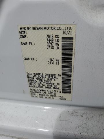 2021 NISSAN ALTIMA SR 1N4BL4CW9MN413573