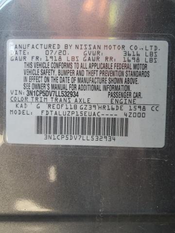 2020 NISSAN KICKS SR - 3N1CP5DV7LL532934