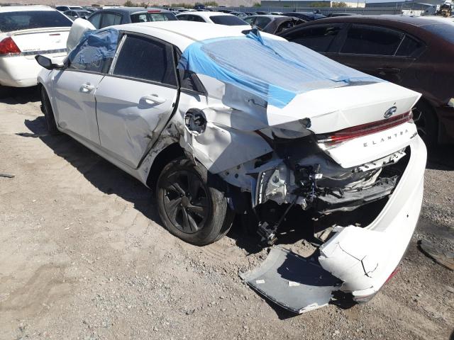 Vin: kmhlm4aj7pu059710, lot: 55572435, hyundai elantra blue 20232