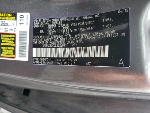 2020 TOYOTA SIENNA LE 5TDKZ3DC0LS023641