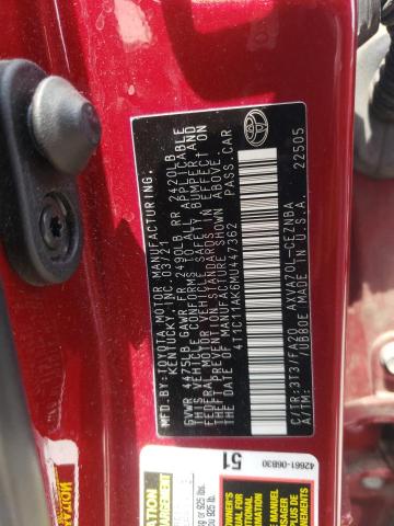 2021 TOYOTA CAMRY LE - 4T1C11AK6MU447362