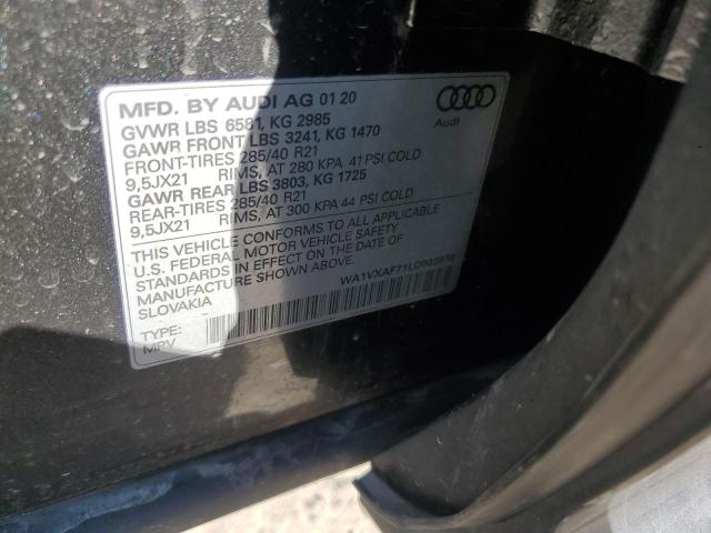 2020 AUDI Q7 PRESTIG WA1VXAF71LD003878