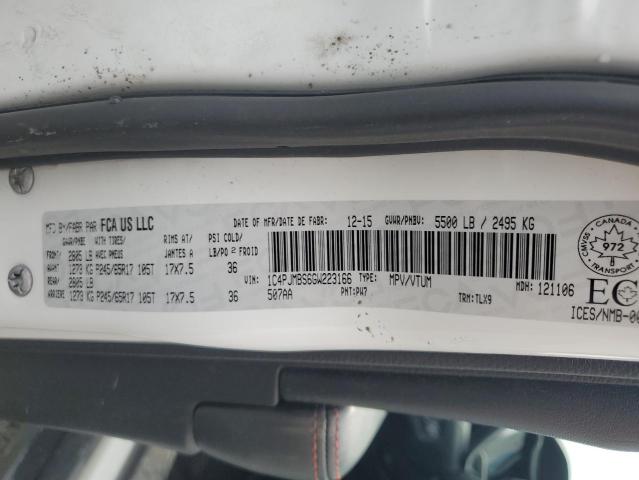 2016 JEEP CHEROKEE T 1C4PJMBS6GW223166