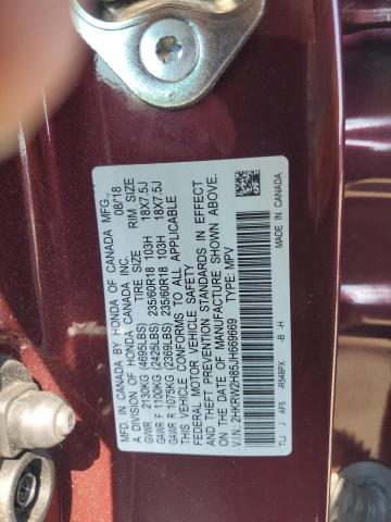 2018 HONDA CR-V EXL 2HKRW2H85JH669669