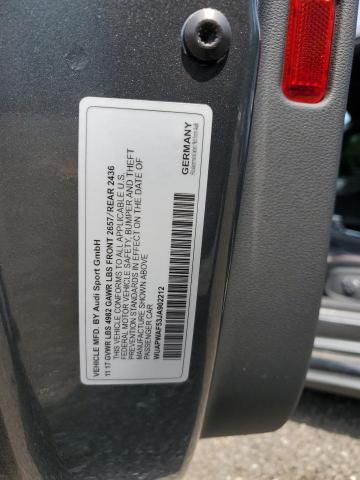 2018 AUDI RS5 WUAPWAF53JA902212