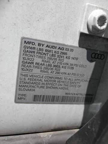 2020 AUDI Q7 PRESTIG WA1VXAF76LD008042