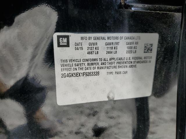 2015 BUICK REGAL 2G4GK5EX1F9263328