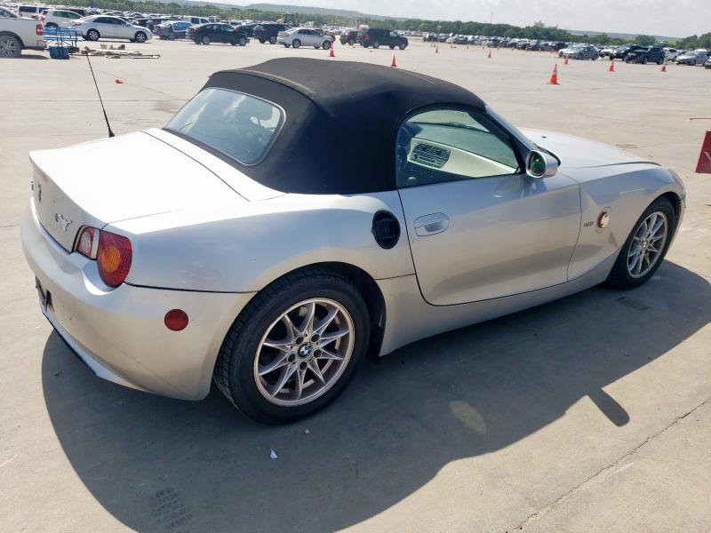 BMW Z4 2.5 2004 silver converti gas 4USBT33544LS49425 photo #4