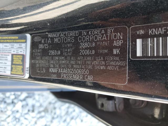 2016 KIA FORTE LX - KNAFX4A61G5506950