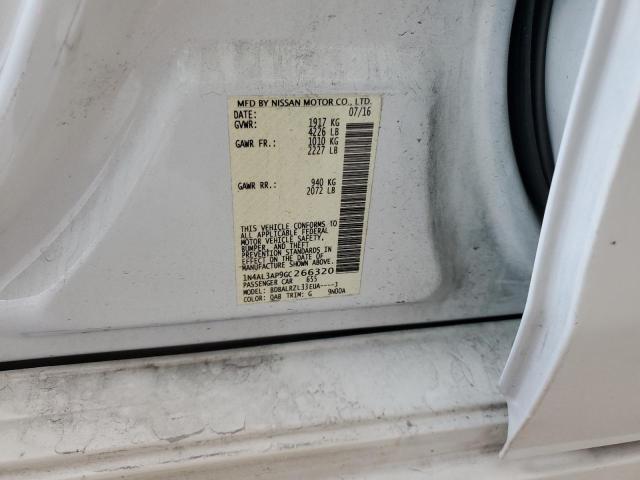 2016 NISSAN ALTIMA 2.5 - 1N4AL3AP9GC266320
