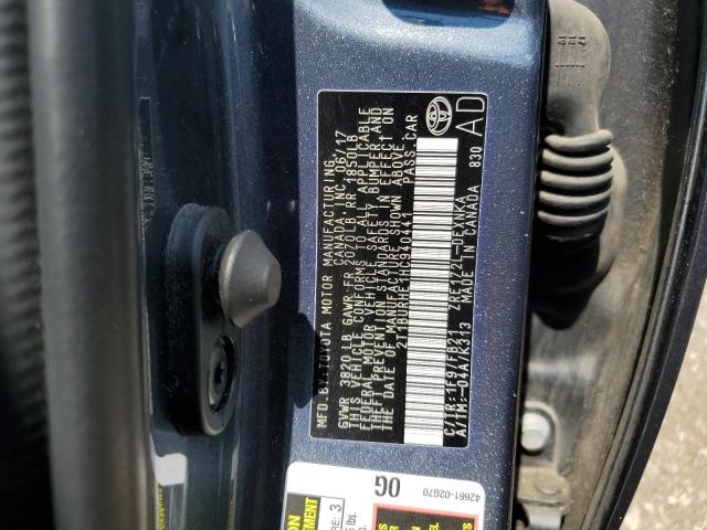 2017 TOYOTA COROLLA L - 2T1BURHE1HC940441