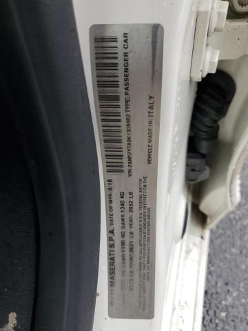 2019 MASERATI GHIBLI S ZAM57YTA8K1308482