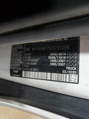2020 MERCEDES-BENZ METRIS - W1YV0BEY5L3731098