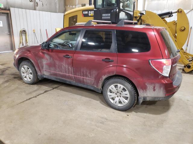 SUBARU FORESTER 2 2009 burgundy  gas JF2SH61669H757766 photo #3