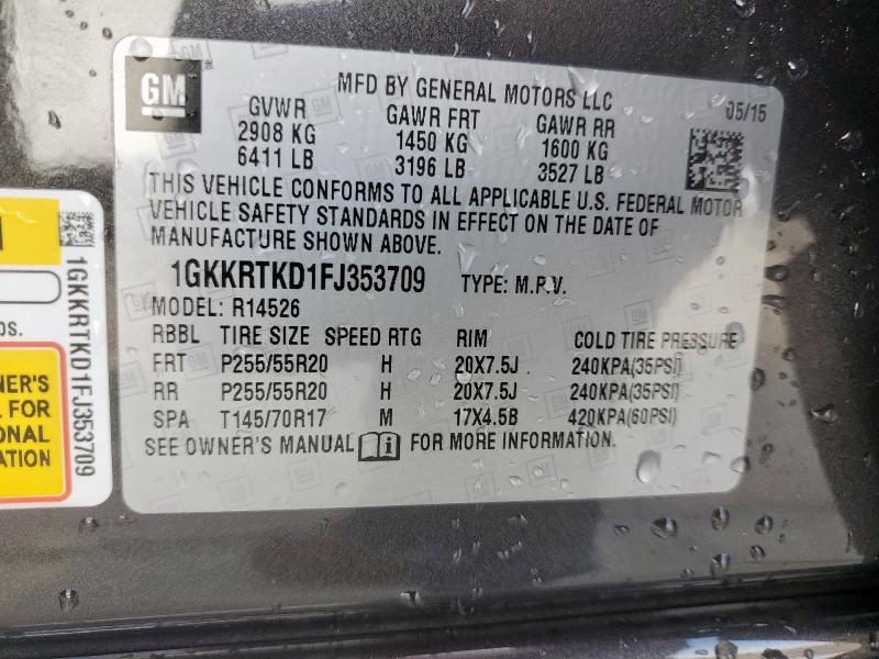 2015 GMC ACADIA DEN - 1GKKRTKD1FJ353709