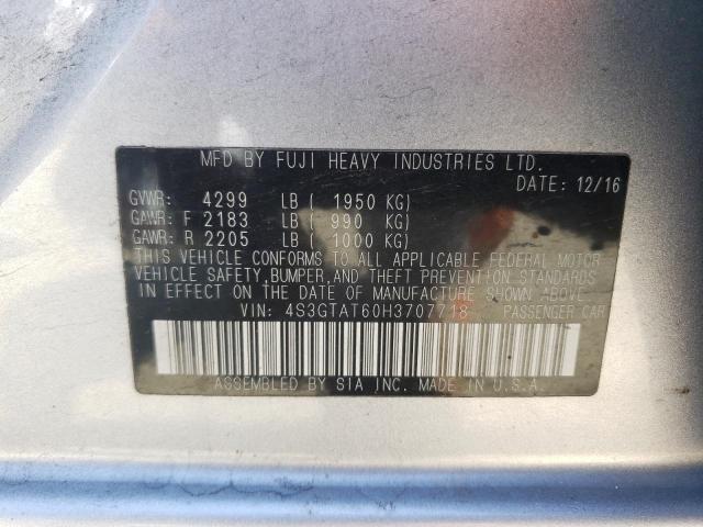 2017 SUBARU IMPREZA LI 4S3GTAT60H3707718