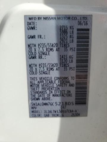 2016 INFINITI QX60 5N1AL0MN7GC521805