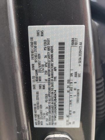 2023 FORD ESCAPE ACT 1FMCU0GNXPUB40414