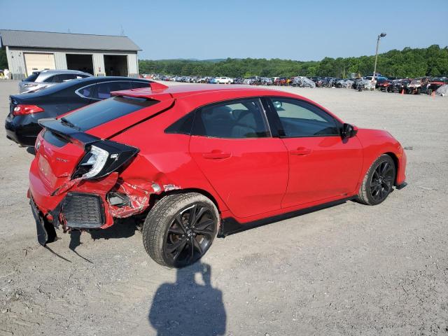 Vin: shhfk7h44ku415278, lot: 59568205, honda civic sport 20193