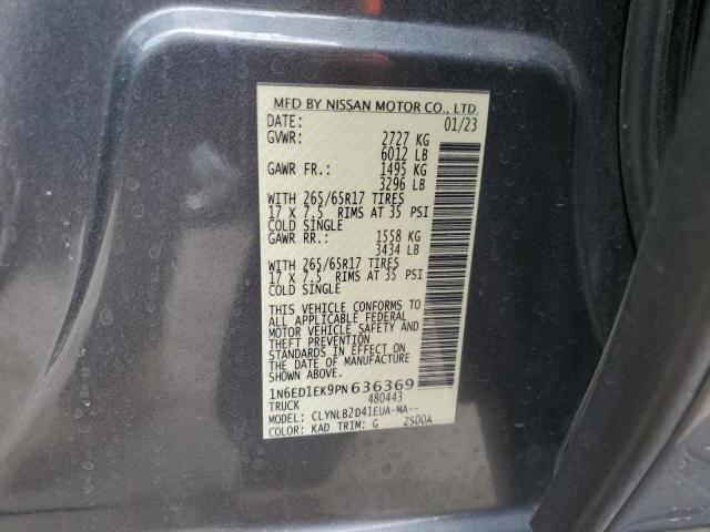 2023 NISSAN FRONTIER S - 1N6ED1EK9PN636369