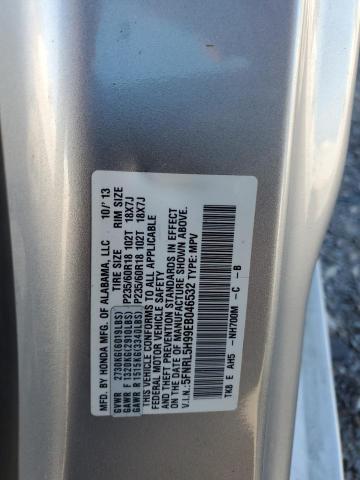 2014 HONDA ODYSSEY TO - 5FNRL5H99EB046532