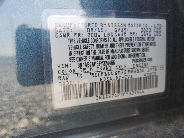 2015 NISSAN SENTRA S - 3N1AB7AP3FY324466