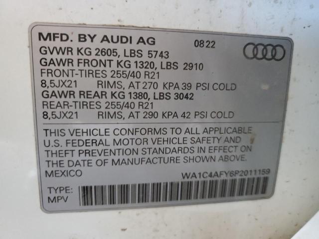 2023 AUDI SQ5 PRESTI WA1C4AFY6P2011159